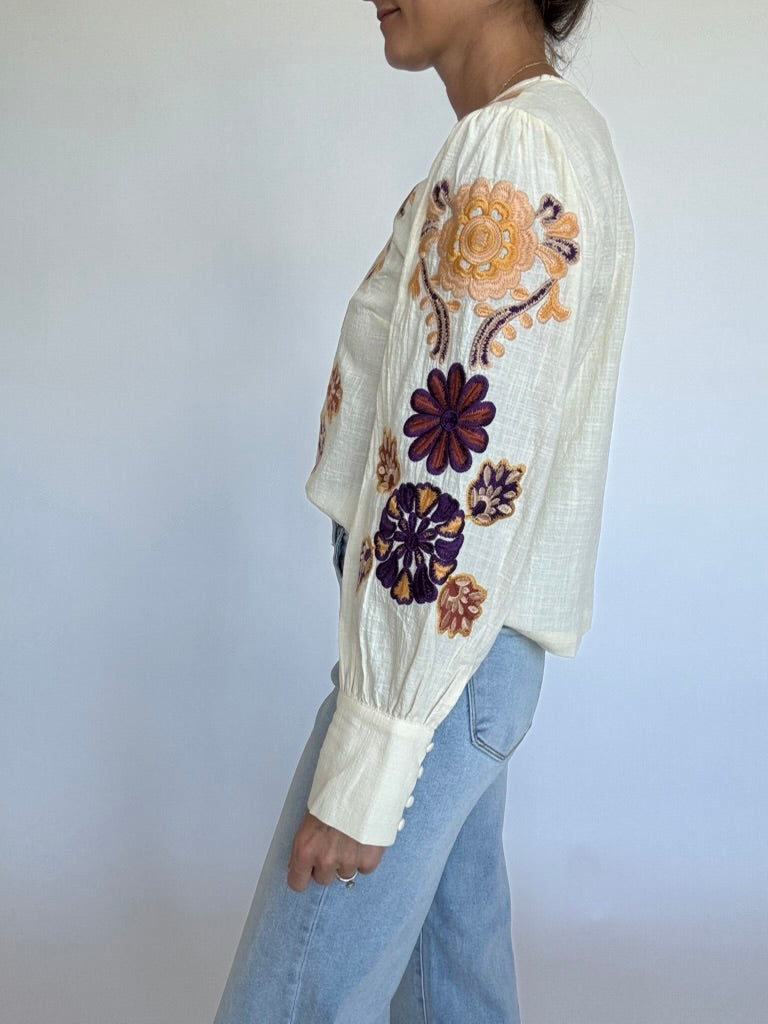 Tenley Embroidered Top