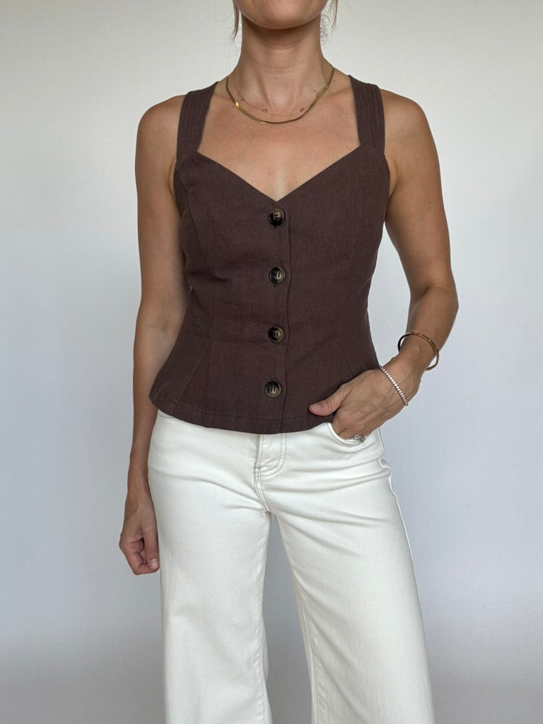 Lainey Vest Top