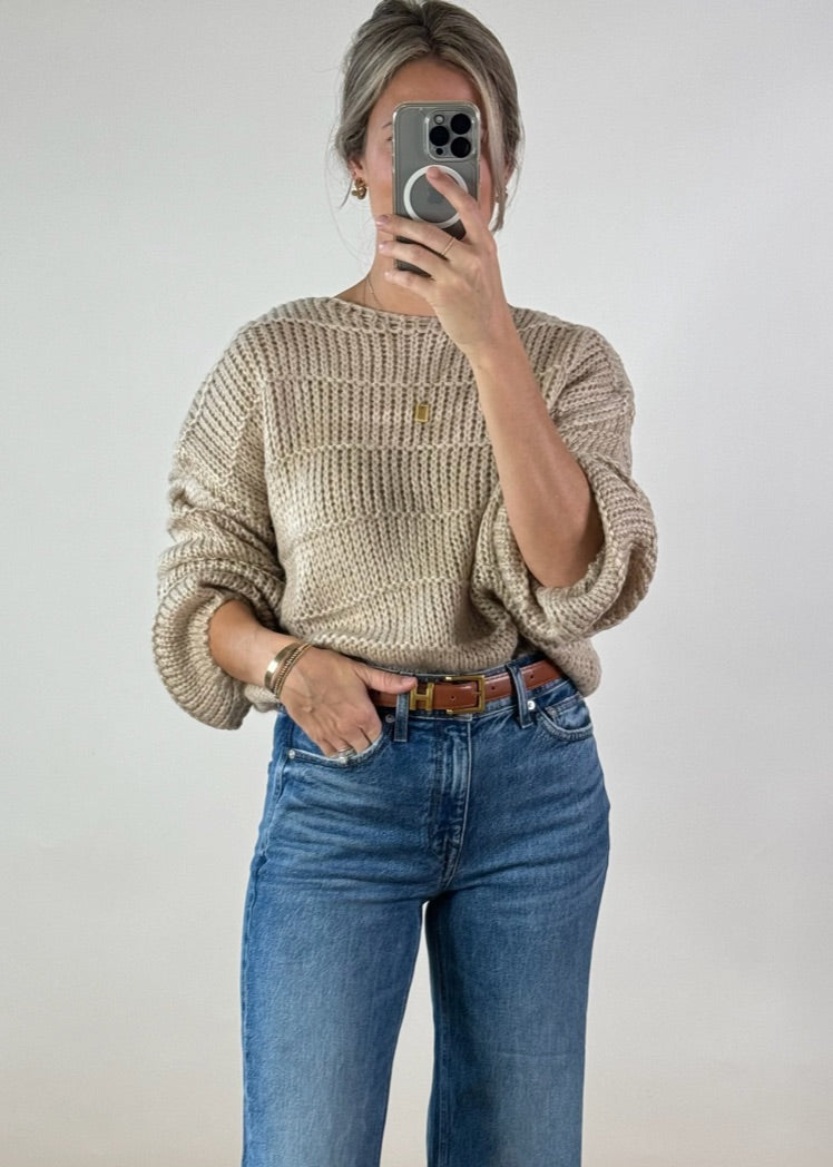 Chai Open Knit Sweater