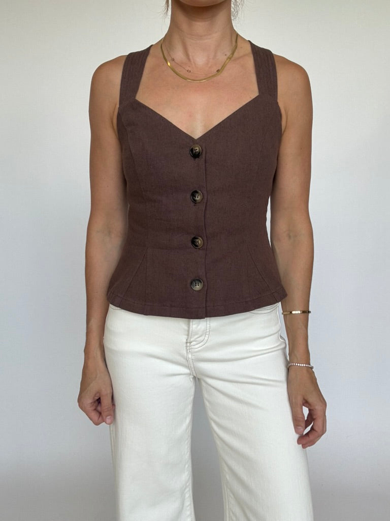 Lainey Vest Top