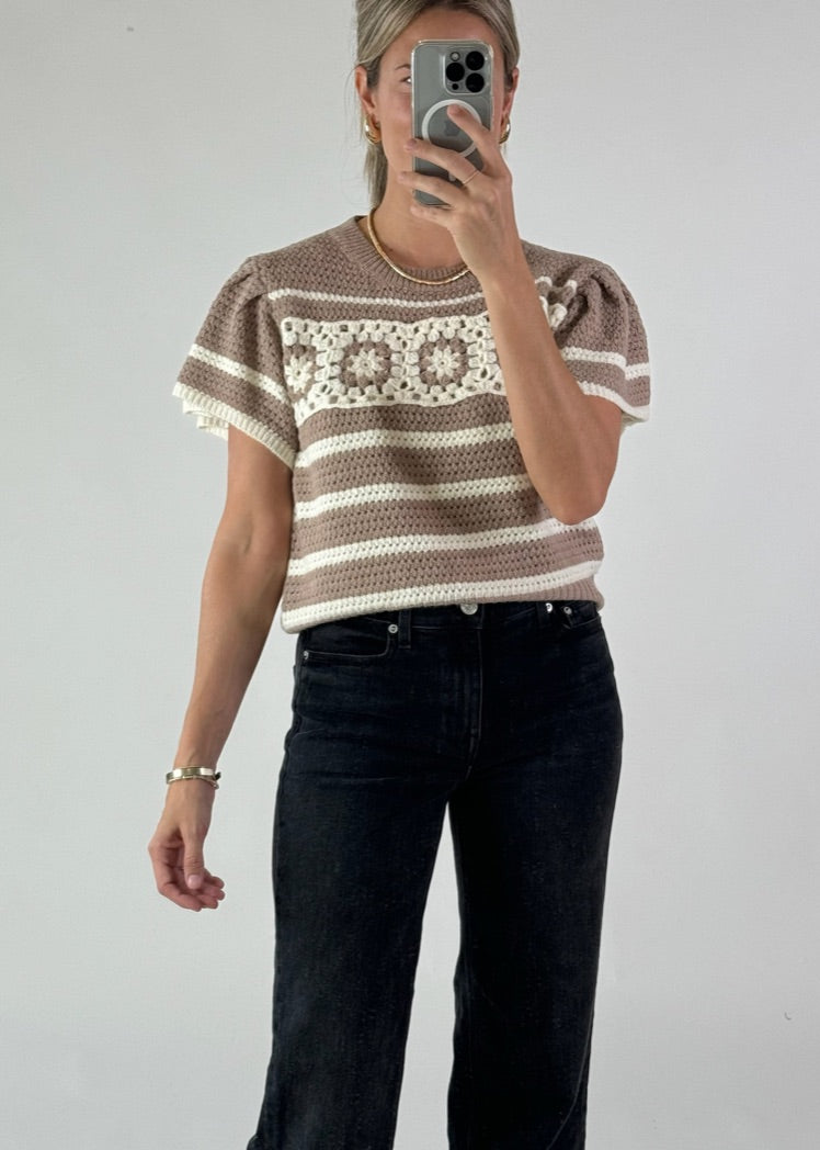 Finley Short Sleeve Sweater