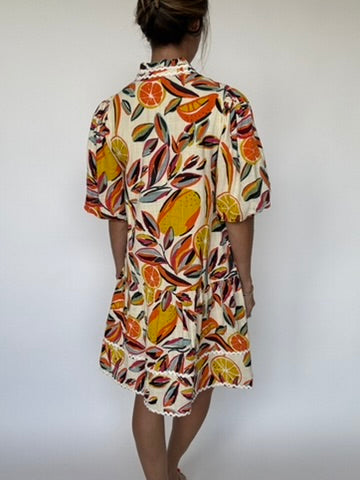 Tropical Sunset Mini Dress | THML