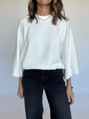 Elise Crewneck Sweater - Cream | FINAL SALE