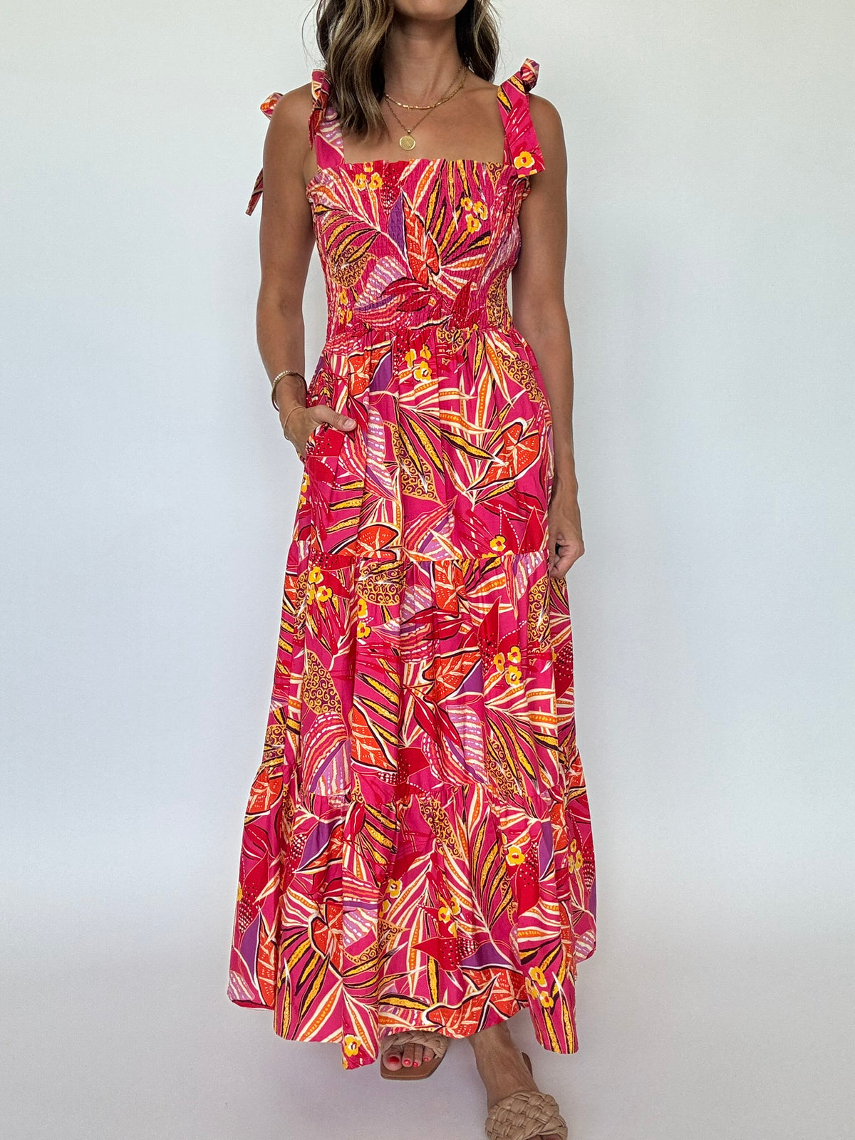 Rio Smocked Maxi Dress