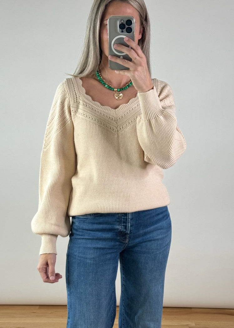 Grace Crochet Sweater