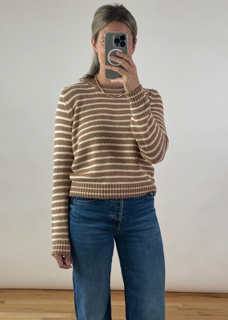 Taupe & Ecru Sweater