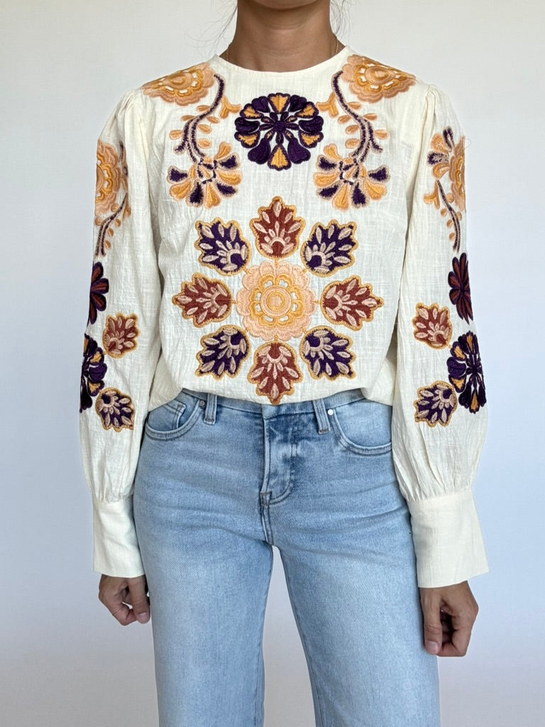 Tenley Embroidered Top