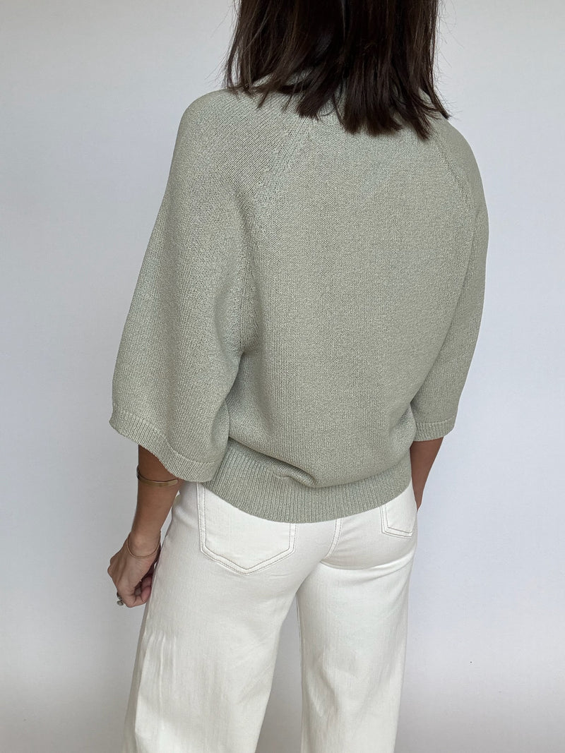 Lauren Wide Sleeve Sweater - Sage