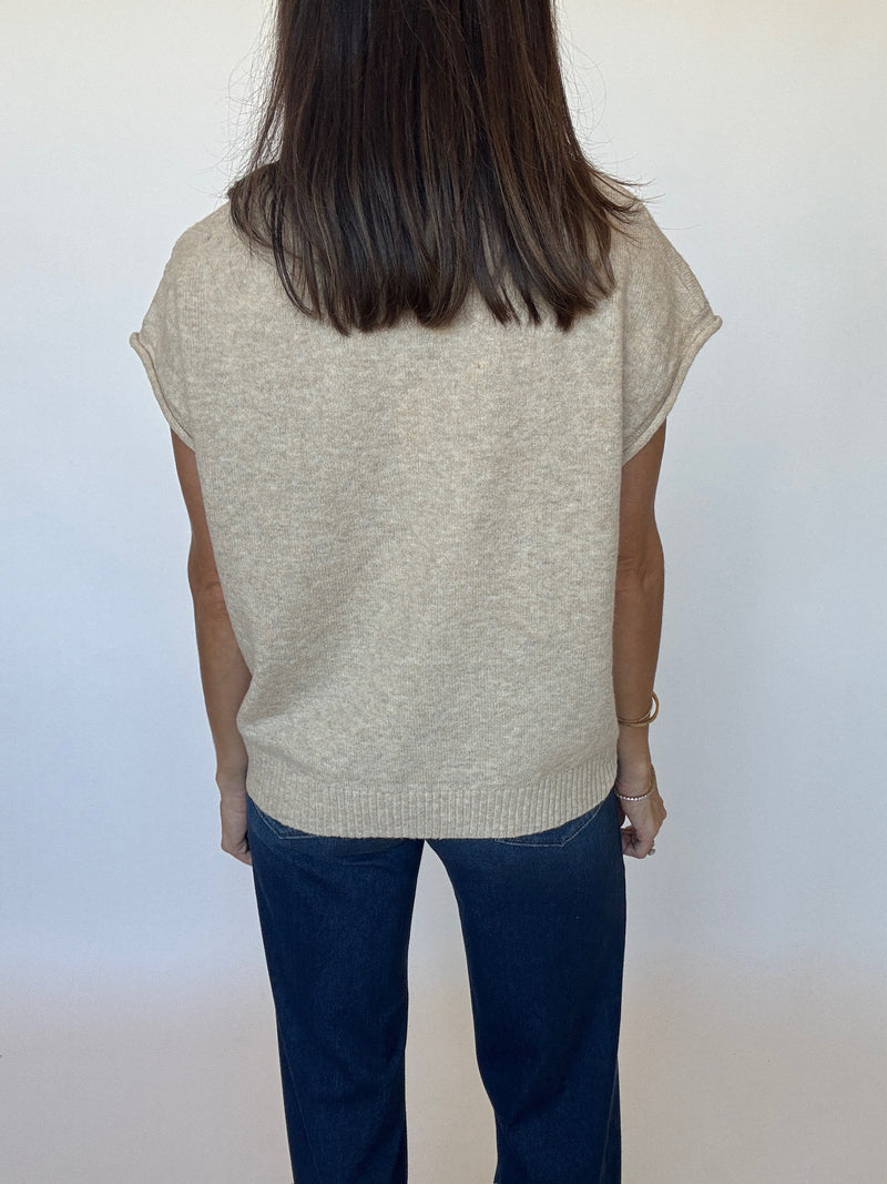 Ruthie Cap Sleeve Sweater