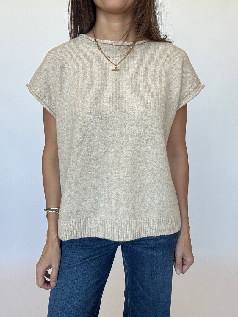 Ruthie Cap Sleeve Sweater