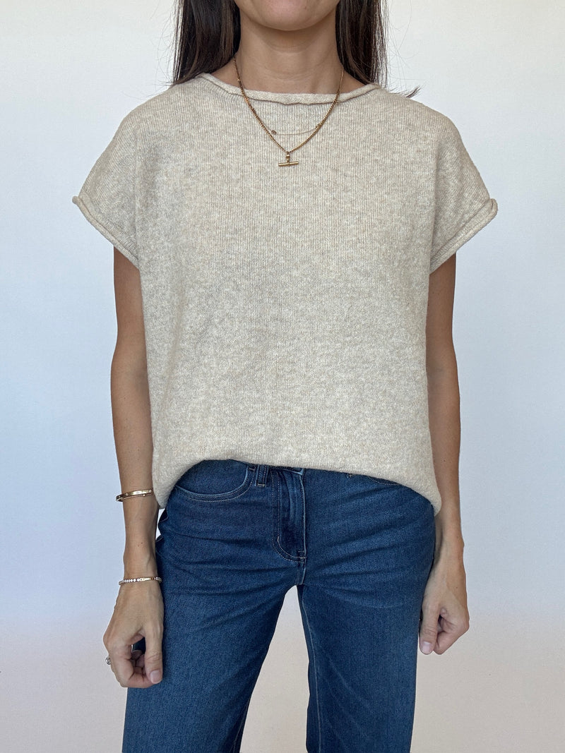 Ruthie Cap Sleeve Sweater