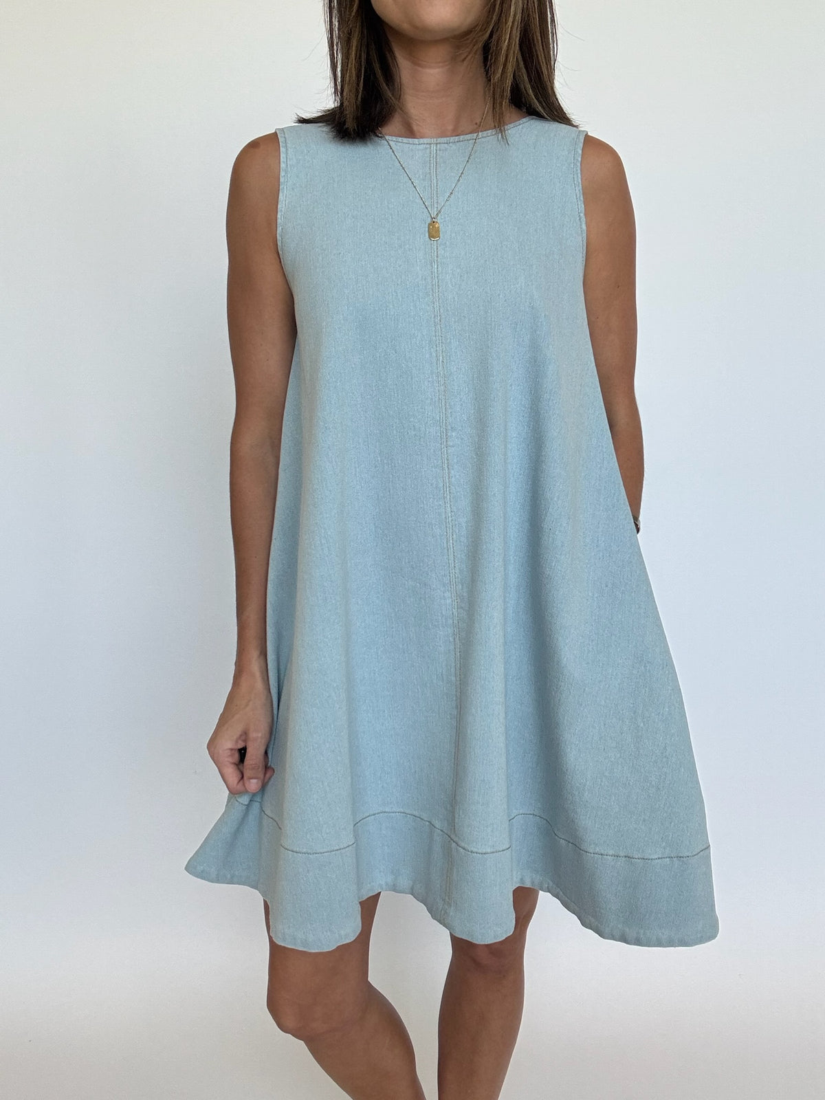 Laine Effortless Denim Dress XS Laine Effortless Denim Dress XS