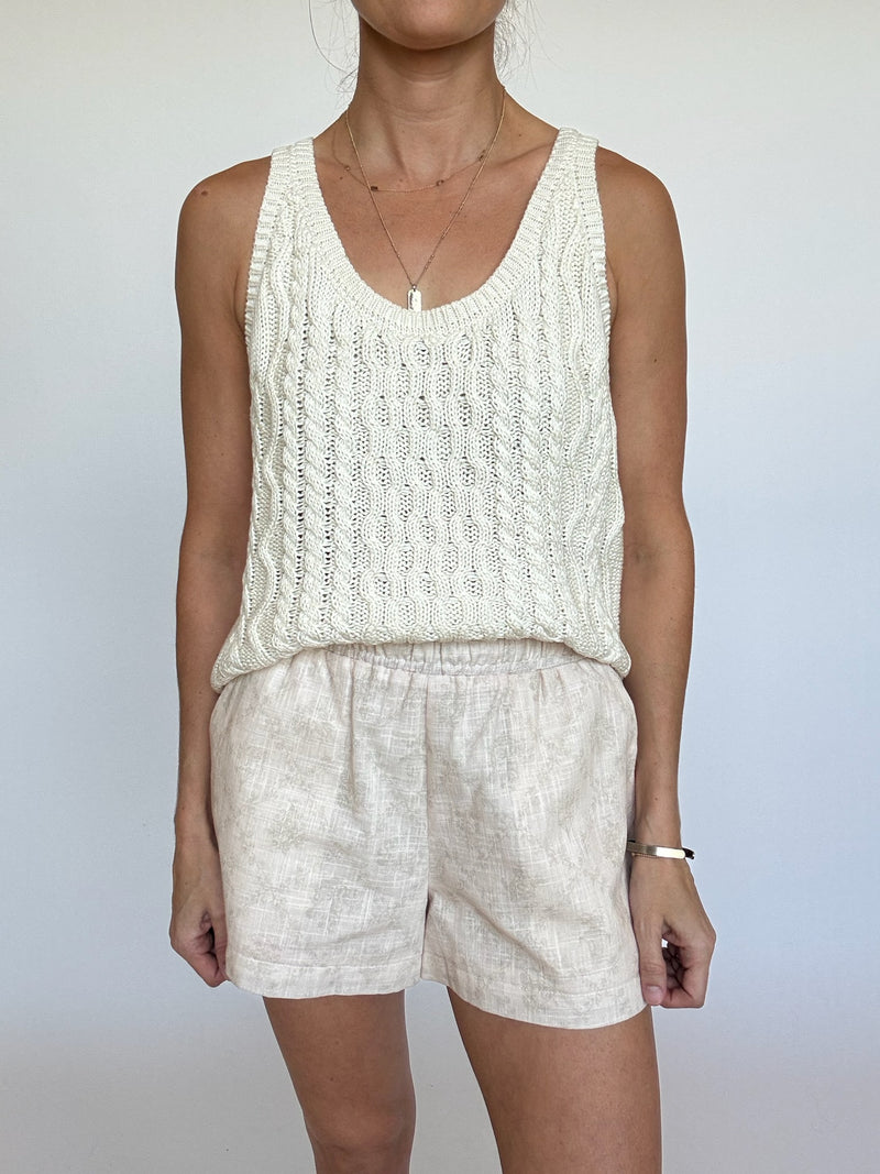 Lilly Scoop Neck Knit Tank