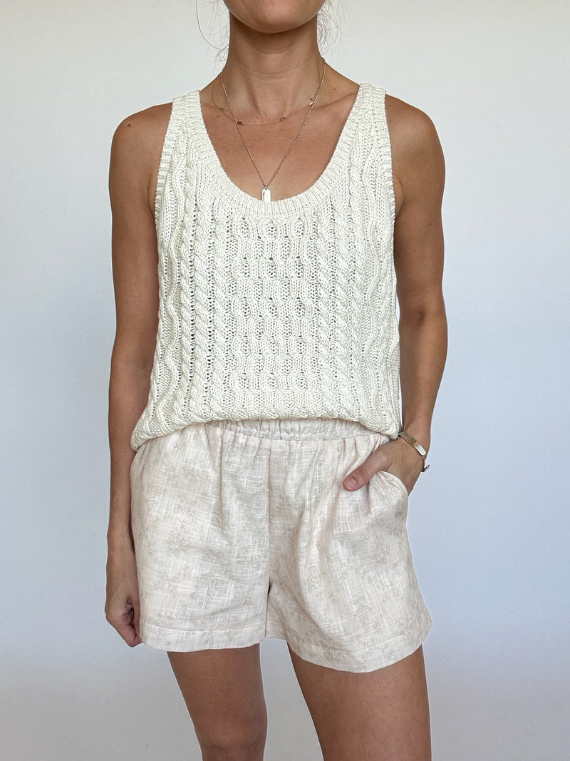 Lilly Scoop Neck Knit Tank