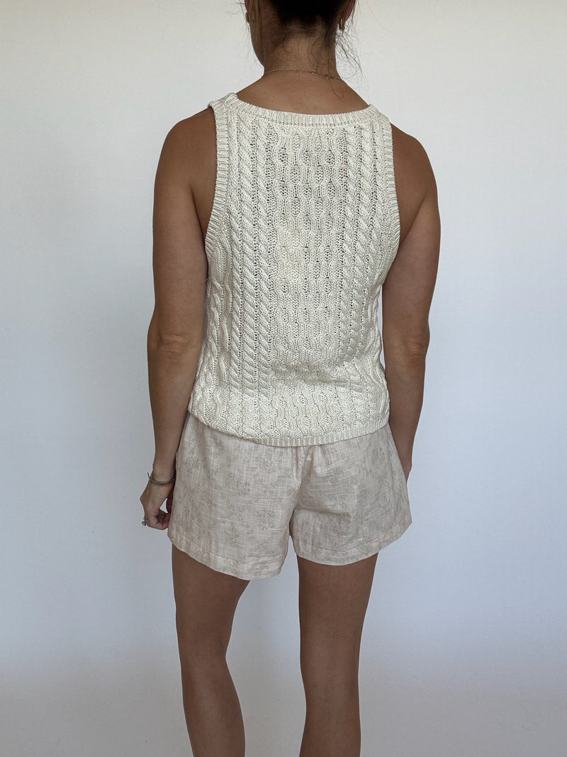 Lilly Scoop Neck Knit Tank