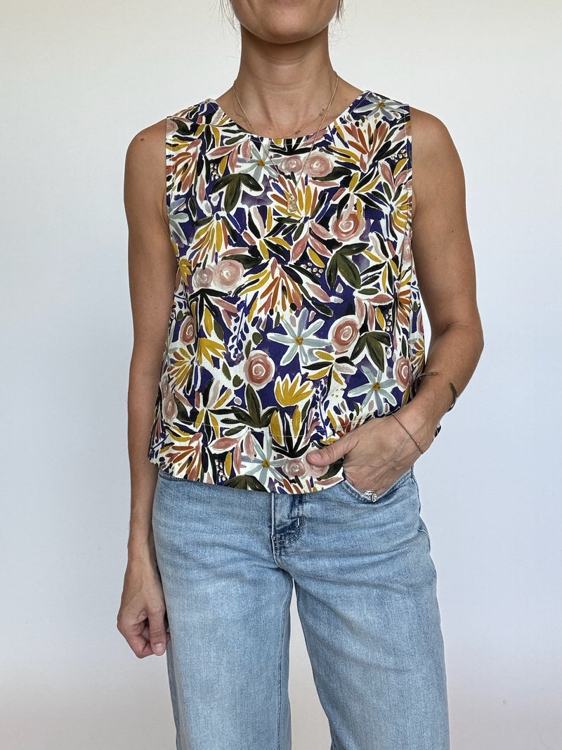 Mixed Floral Top