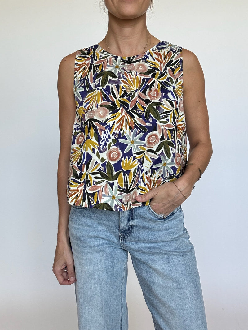Mixed Floral Top