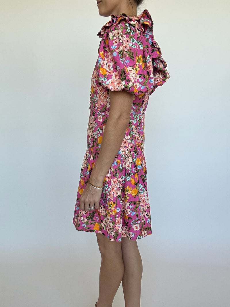 Rainey Puff Sleeve Mini Dress