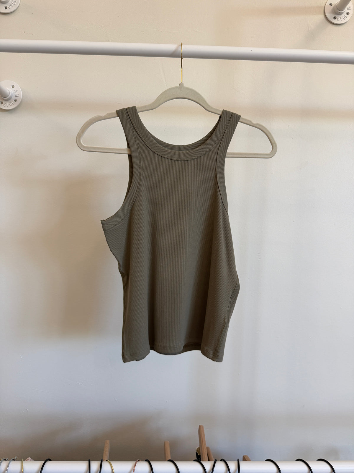 Jenny Tank Olive | SAMPLE SIZE S | FINAL SALE