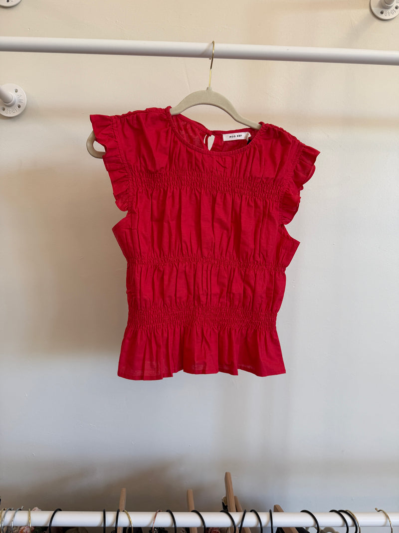 Emory Smocked Top | SAMPLE SIZE S | FINAL SALE