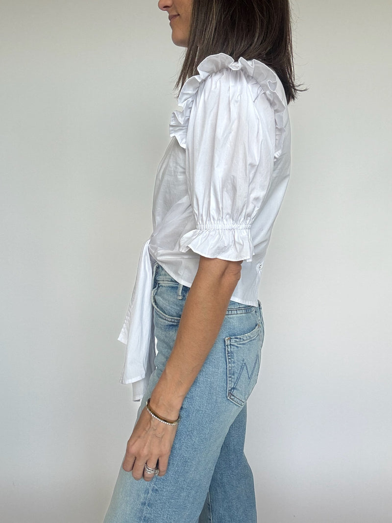 Chloe Front Tie Blouse
