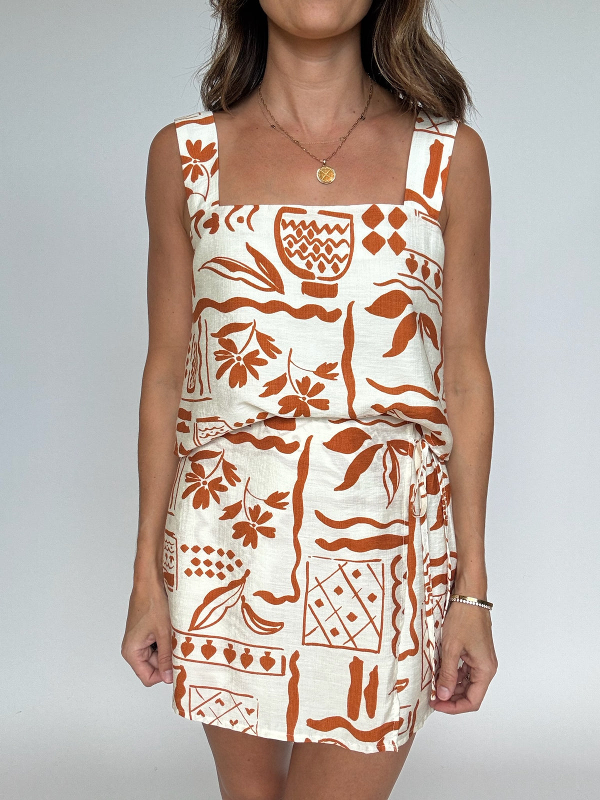 Caramel Square Neck Tank