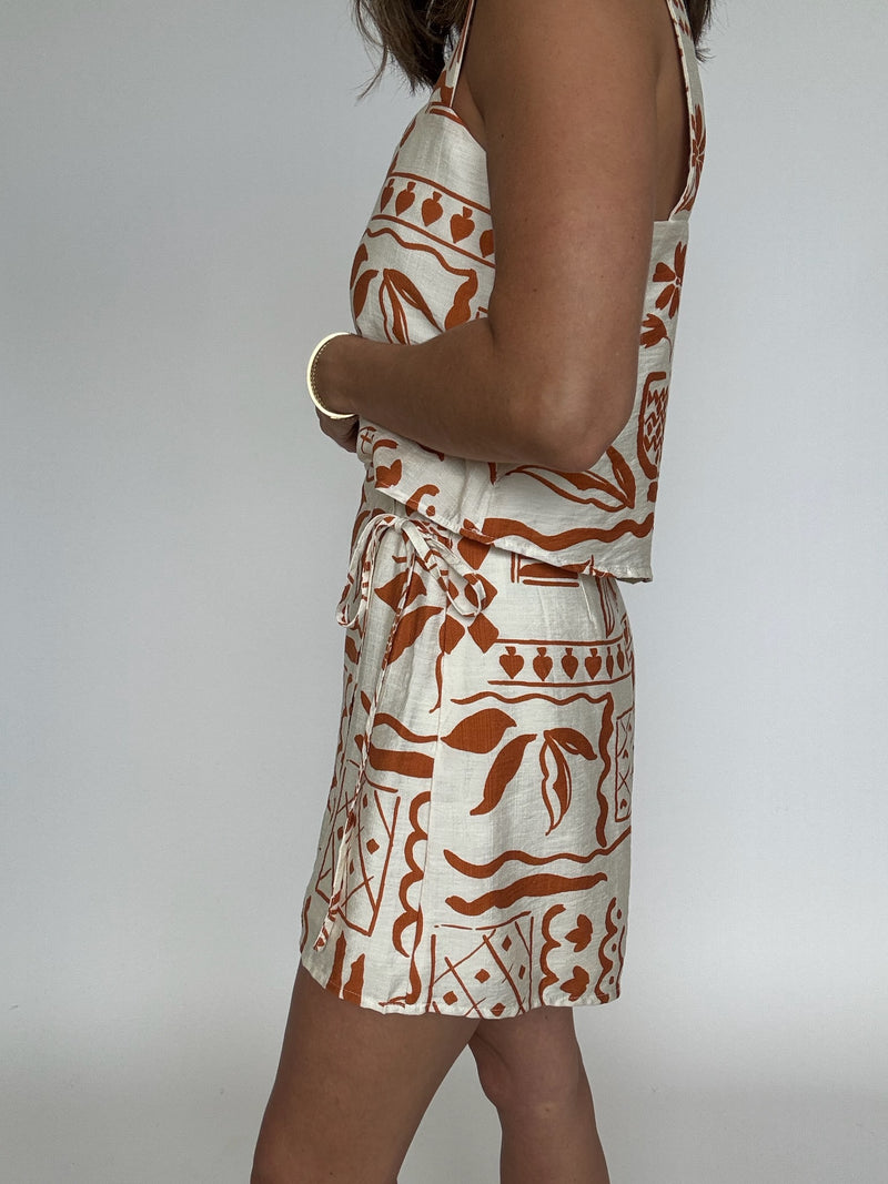 Caramel Square Neck Tank