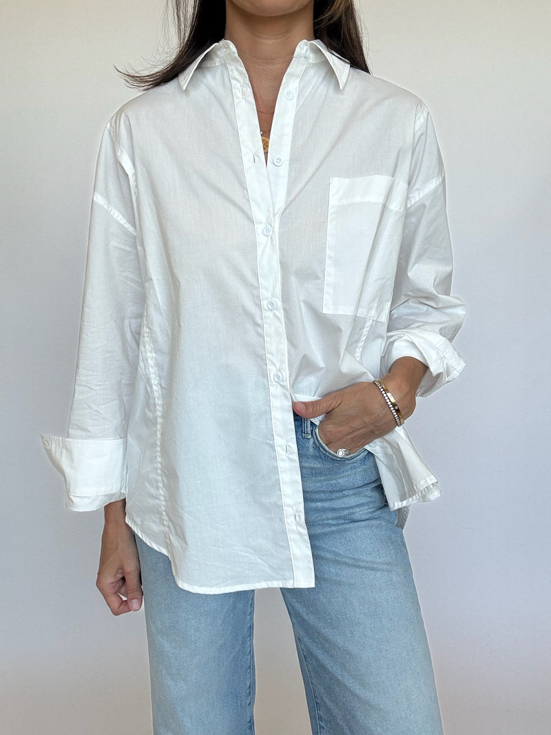 Baylor Everyday Button Down - White