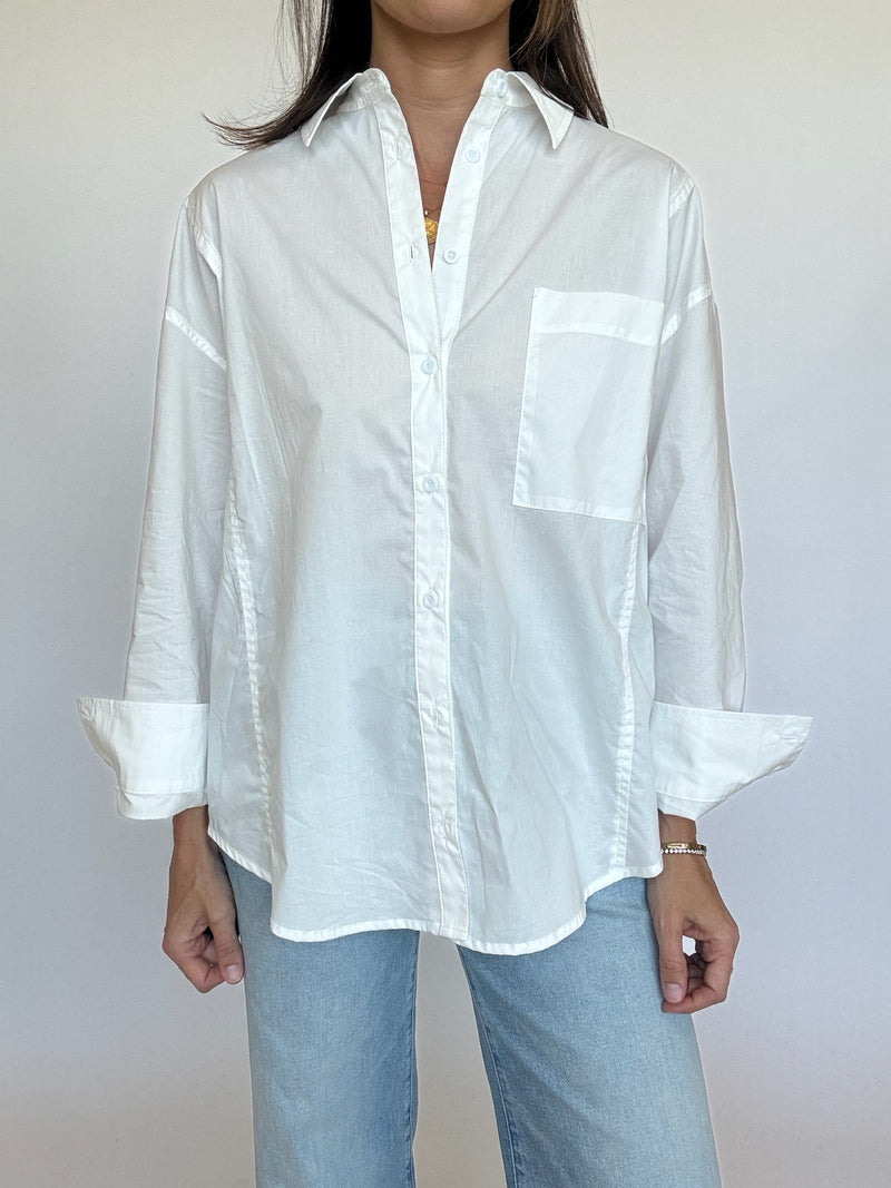 Baylor Everyday Button Down - White