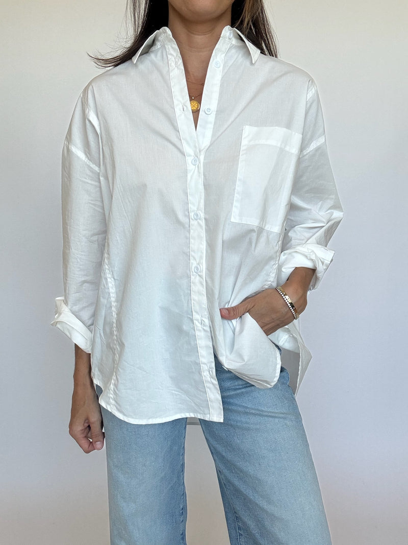 Baylor Everyday Button Down - White