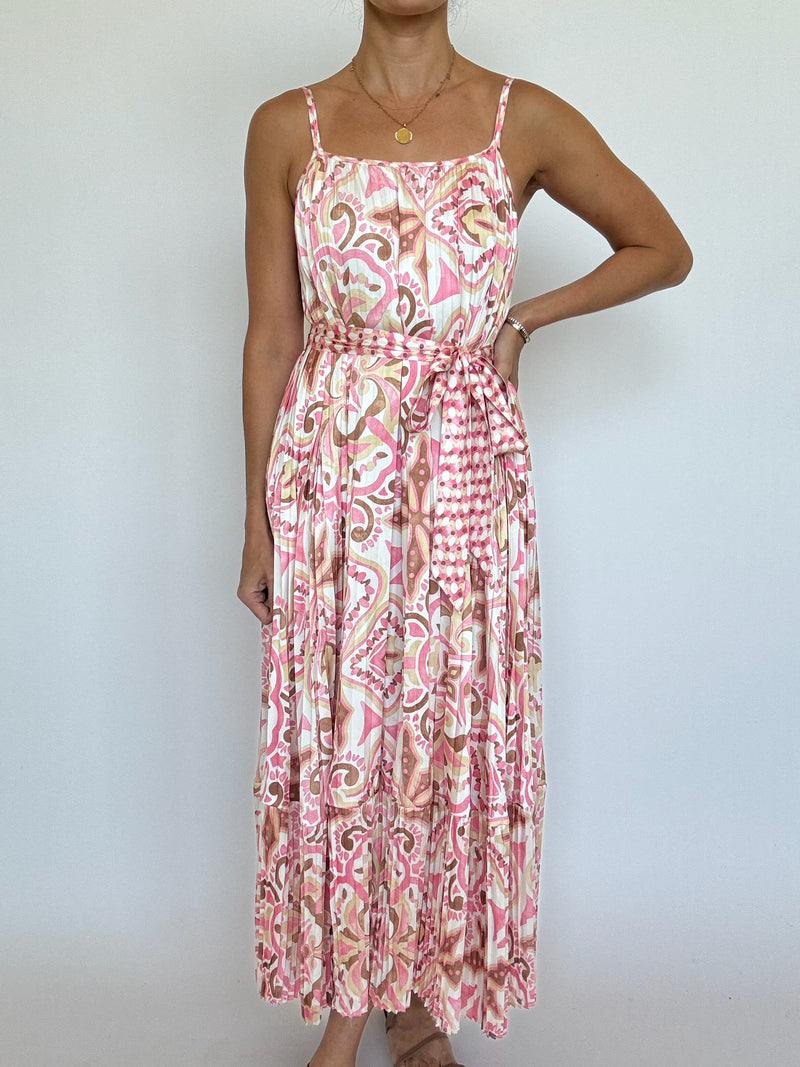 Lydia Pleated Maxi Dress