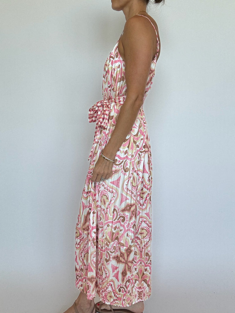 Lydia Pleated Maxi Dress