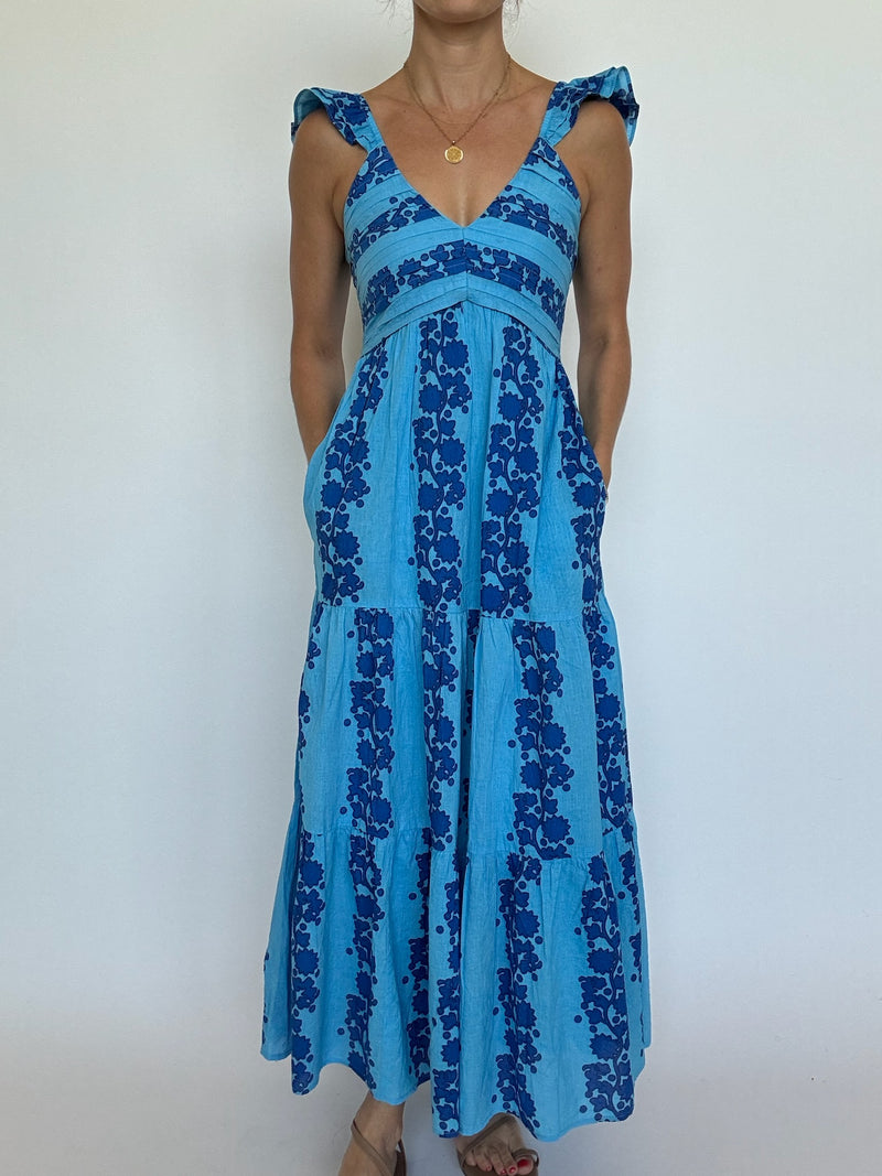 Ocean Blue Maxi Dress | THML