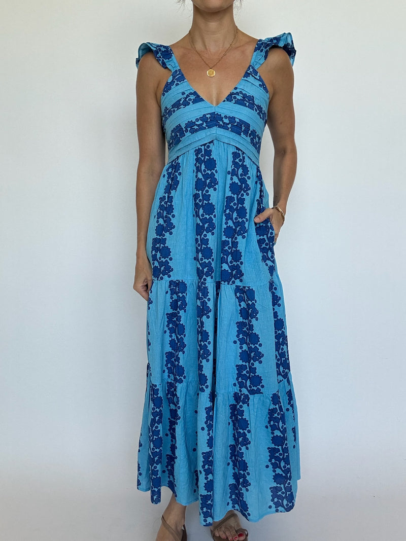 Ocean Blue Maxi Dress | THML
