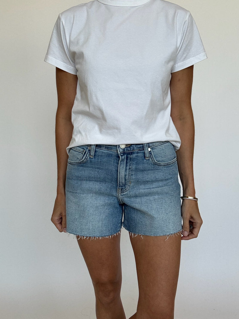 Light Wash Denim Shorts | Just Black Denim