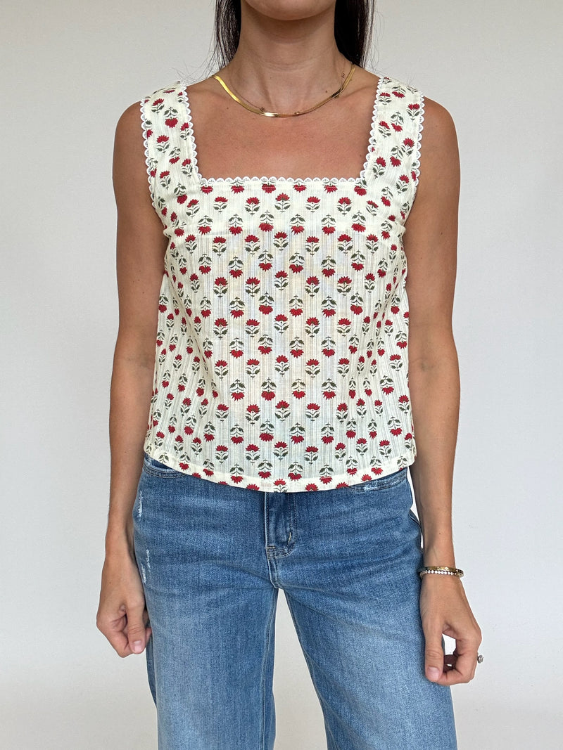 Victoria Block Print Top