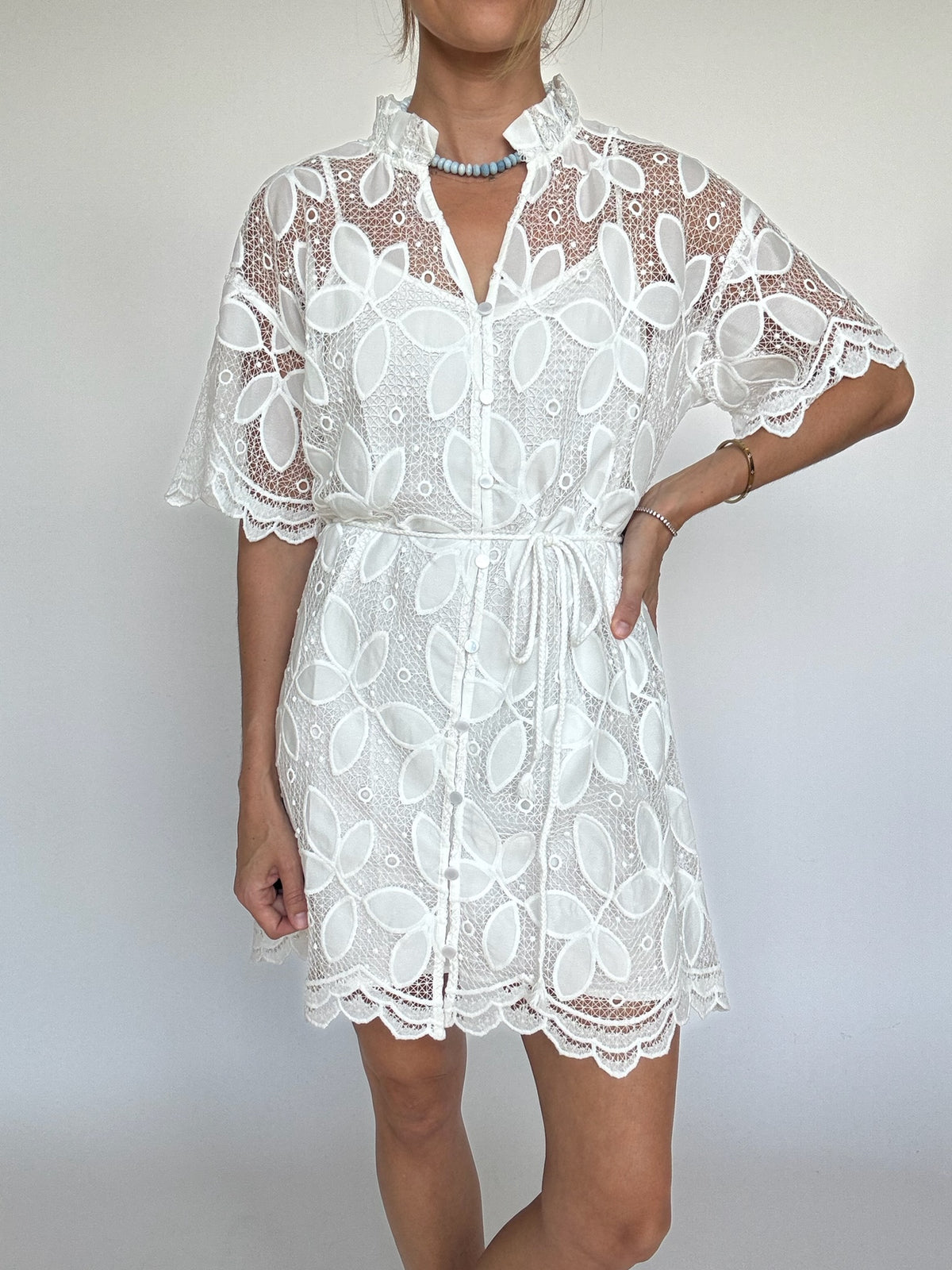 Rosalie Embroidered Dress