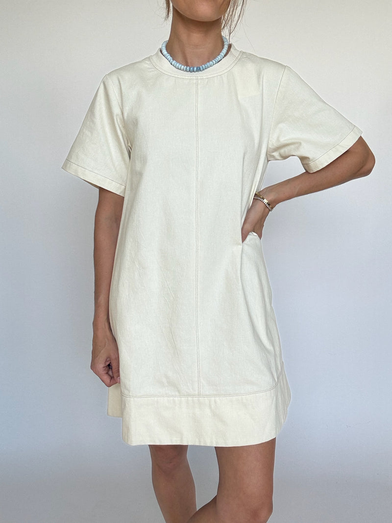 EARLY ACCESS | Collins Ecru Denim Dress