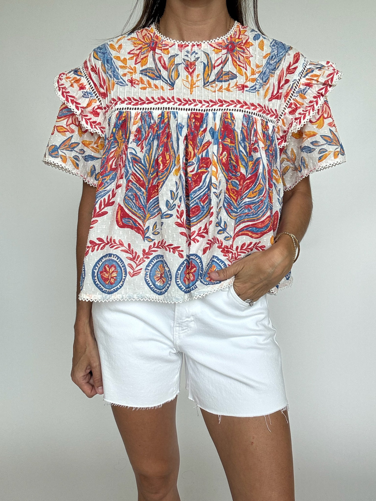 Golden Hour Printed Top