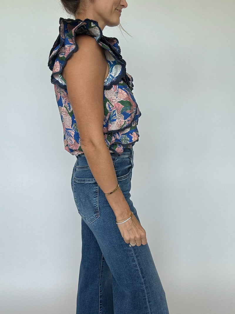 Isla Ruffle Sleeve Top