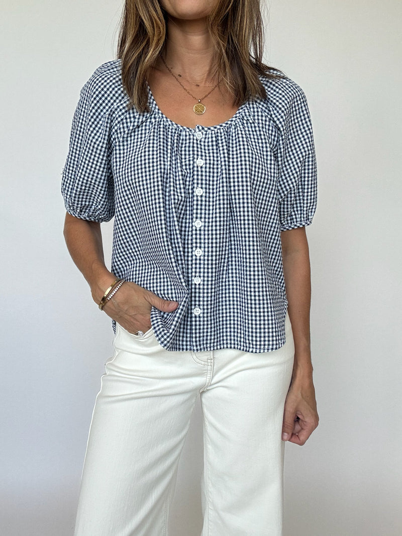 Sylvie Gingham Top