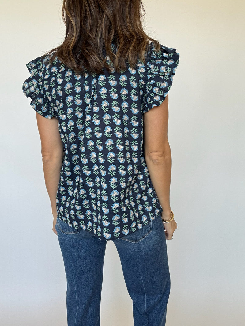 EARLY ACCESS | Iris Flutter Sleeve Top | THML