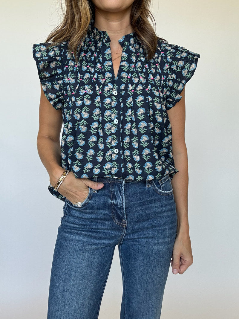EARLY ACCESS | Iris Flutter Sleeve Top | THML