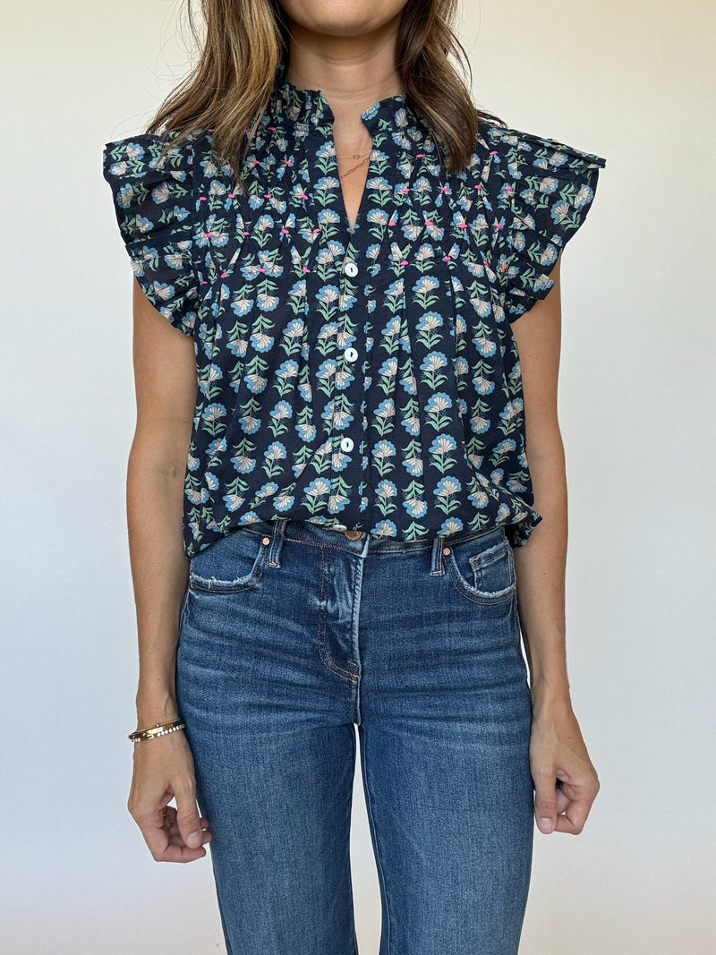 EARLY ACCESS | Iris Flutter Sleeve Top | THML