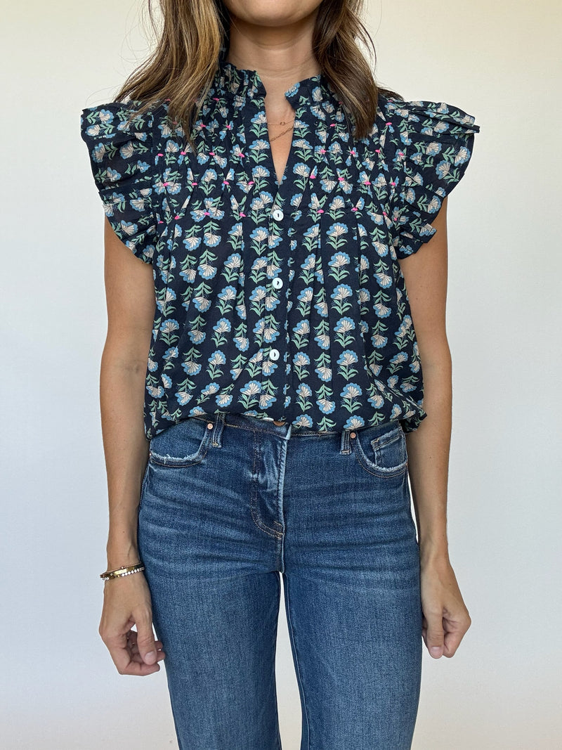 EARLY ACCESS | Iris Flutter Sleeve Top | THML