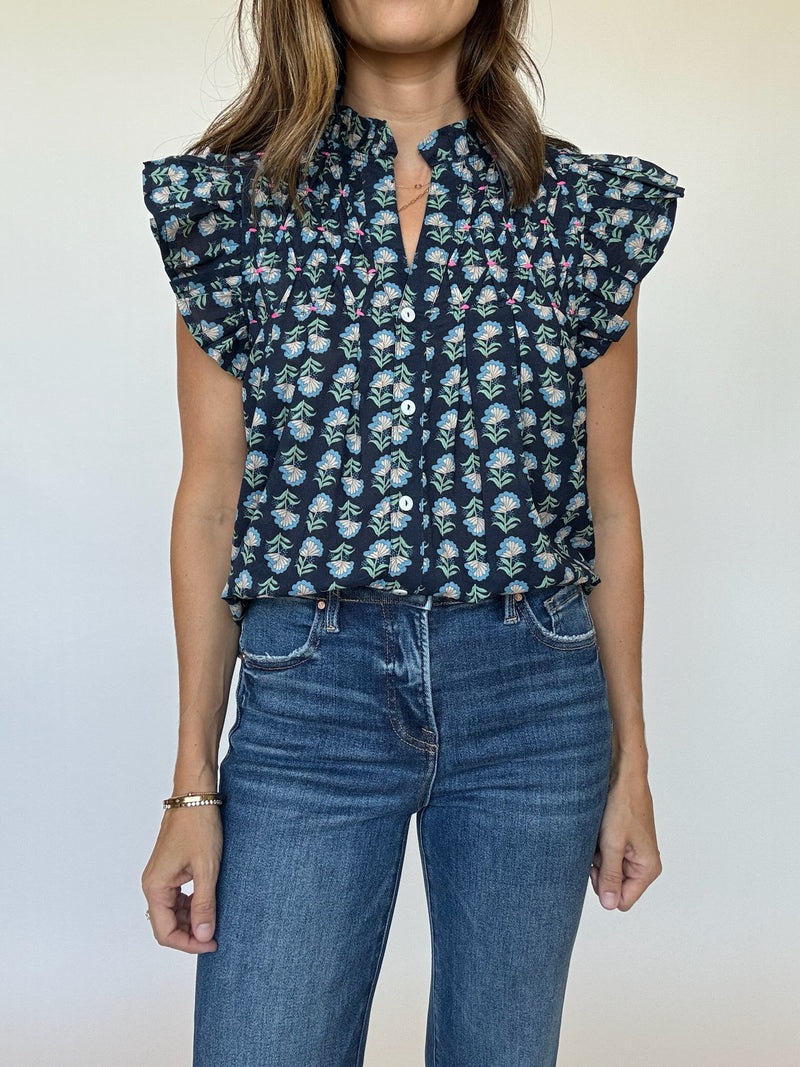 EARLY ACCESS | Iris Flutter Sleeve Top | THML
