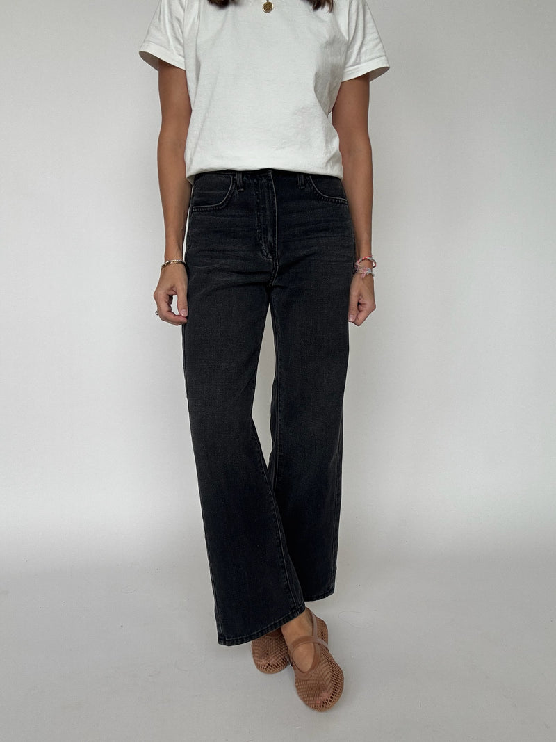 Washed Black Barrel Twist Jean | Just Black Denim