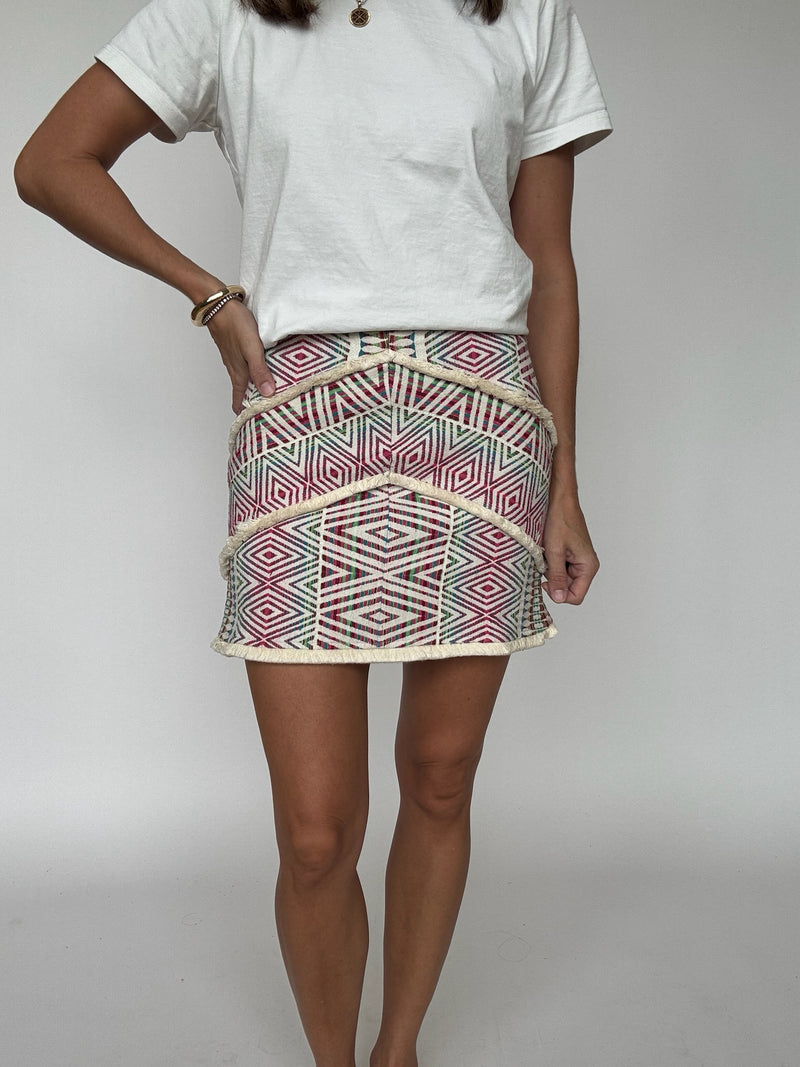 Zuri Print Skirt