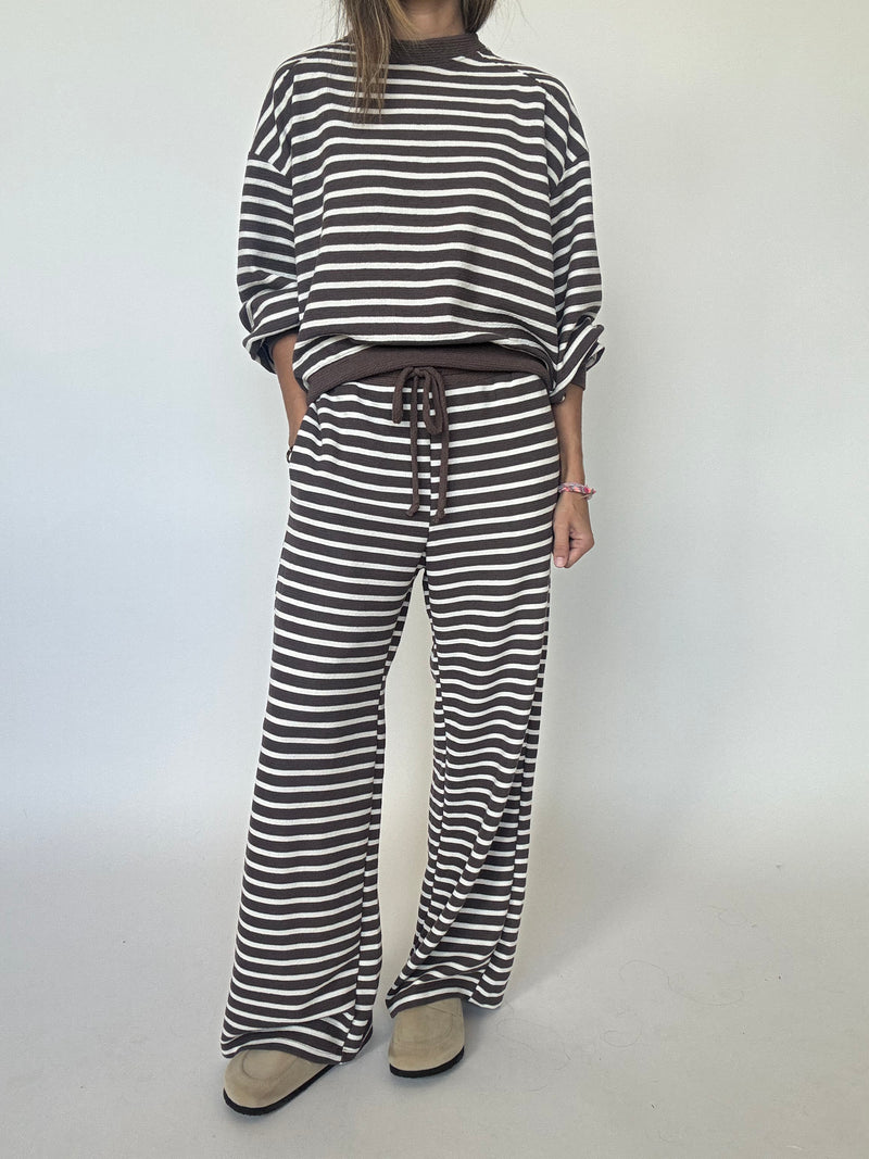 Striped Cloud Knit Top