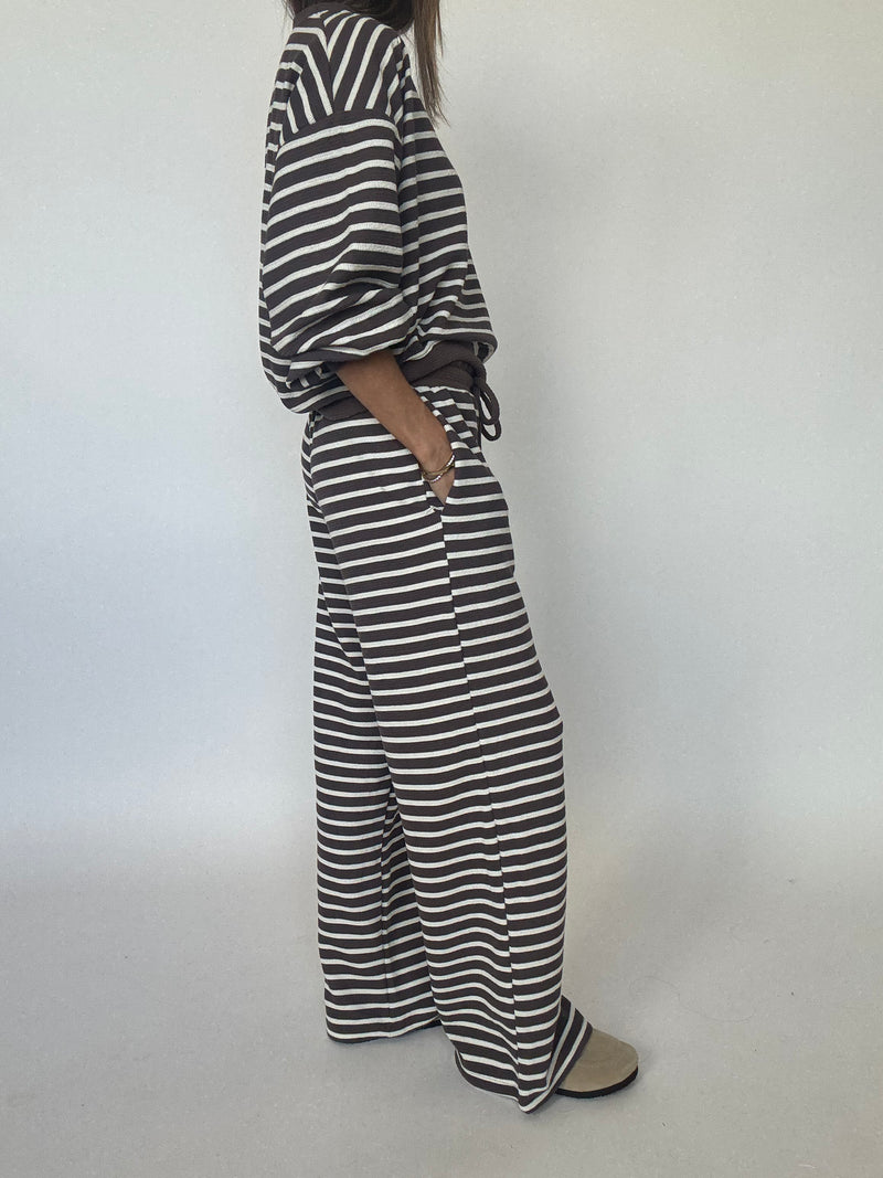 Striped Cloud Knit Top